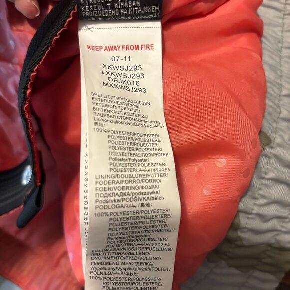 Roxy Women's Snow Ski Coat Winter Jacket Green Grey Floral Hooded Size Large - Picture 14 of 14